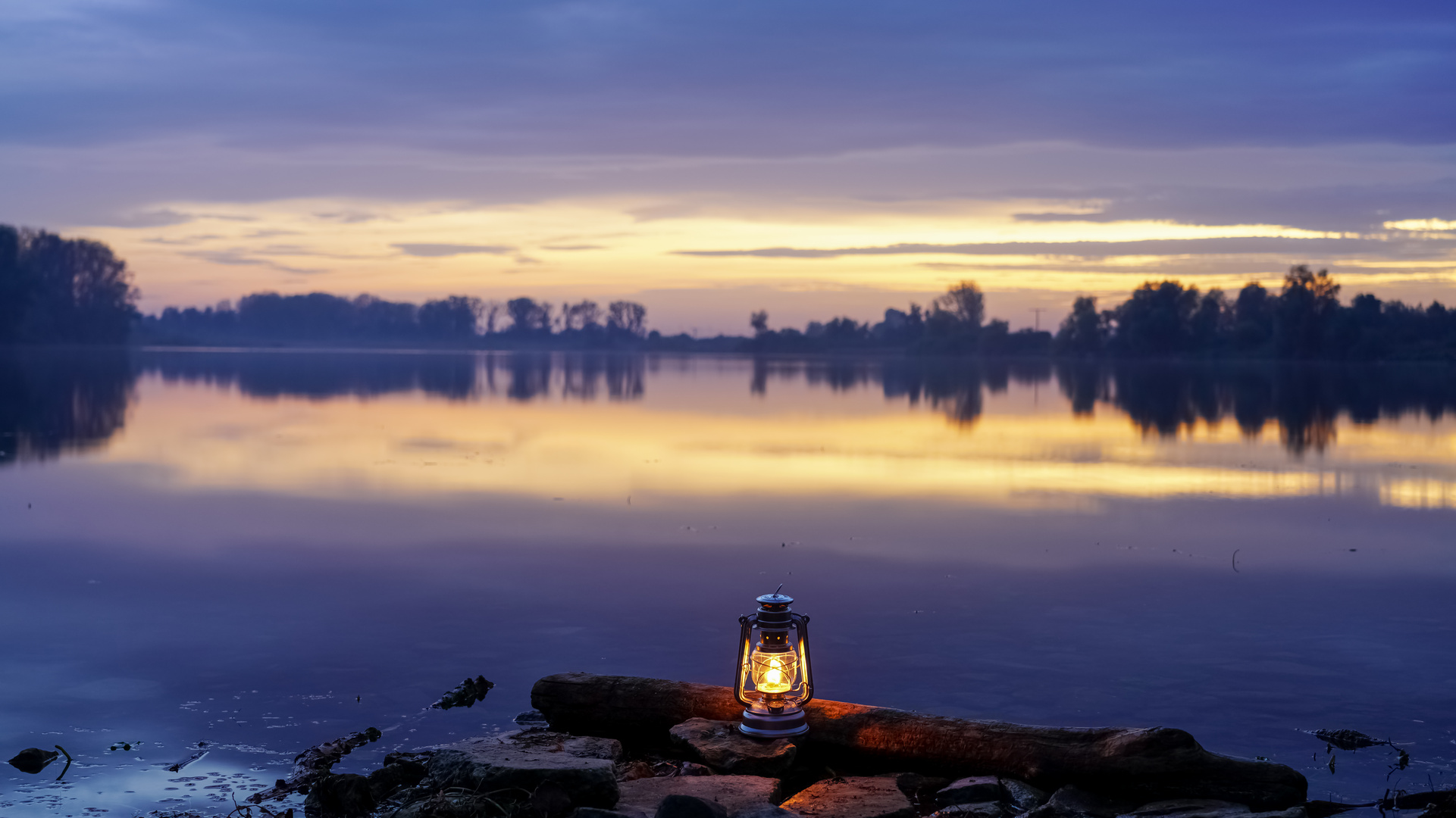 Sonnenuntergang am See