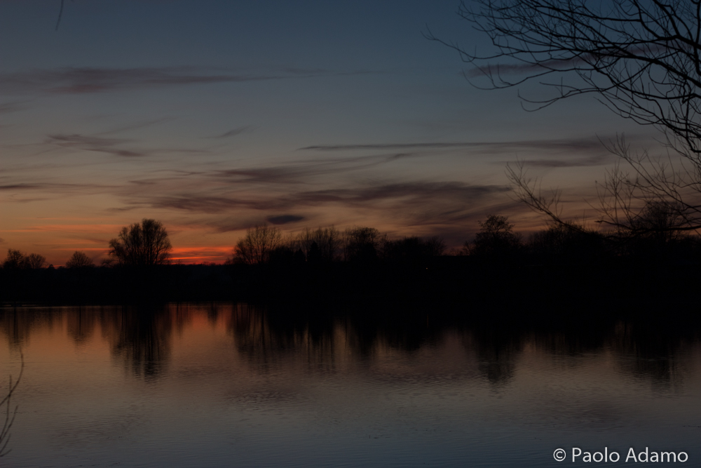 Sonnenuntergang am See