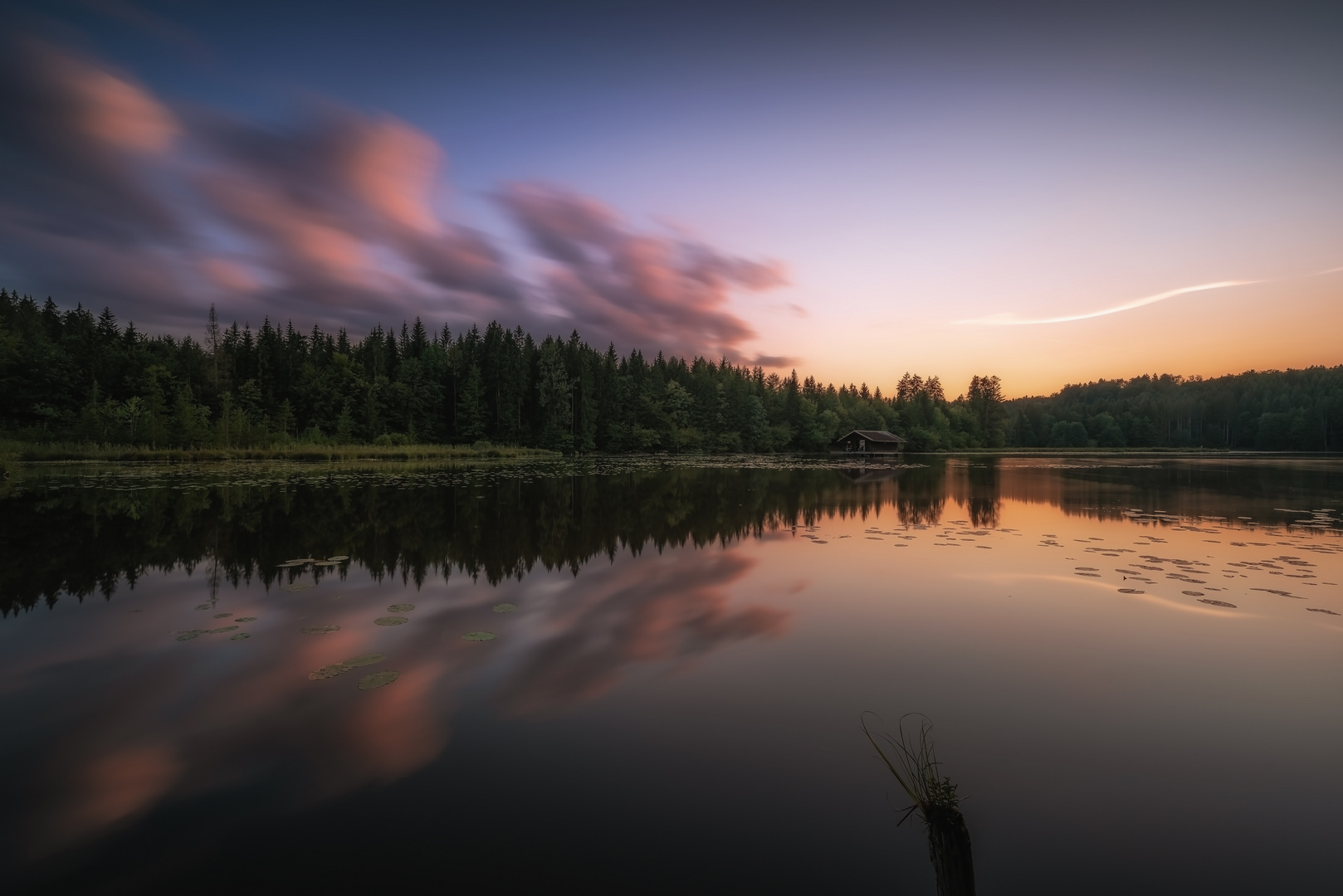 Sonnenuntergang am See