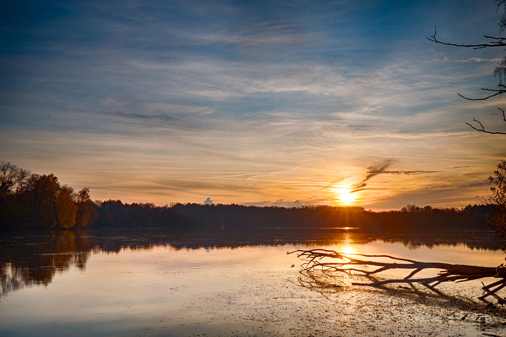 Sonnenuntergang am See