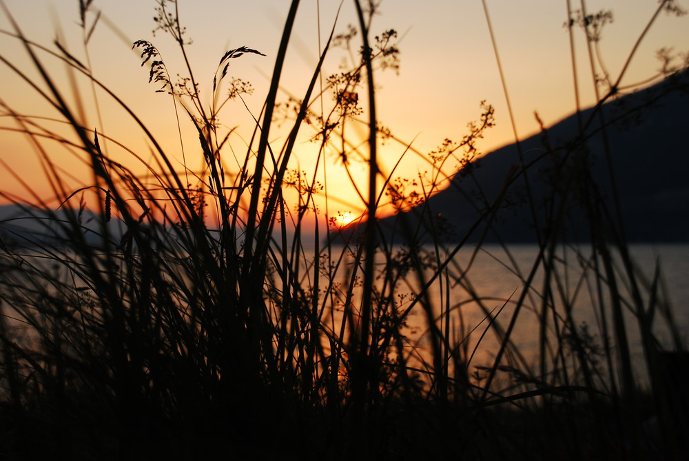 Sonnenuntergang am See