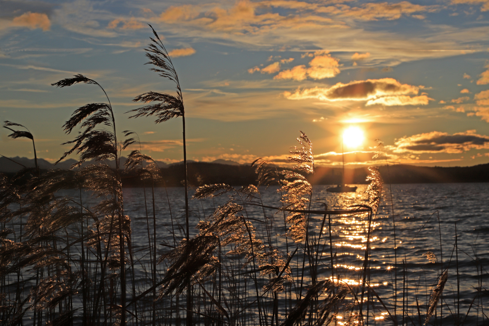 Sonnenuntergang am See