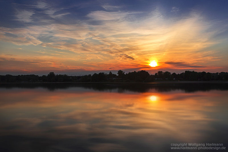 Sonnenuntergang am See 28.05.2013