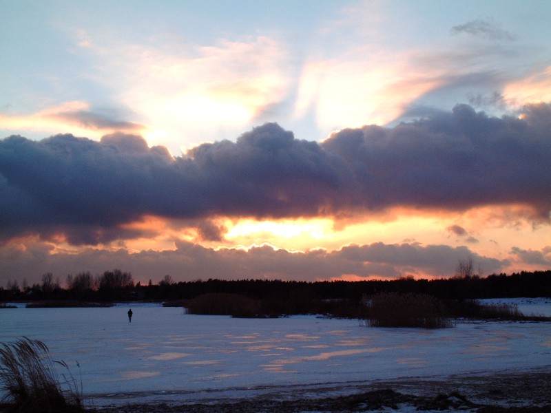 Sonnenuntergang am See