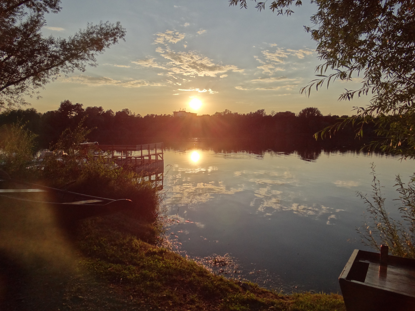 Sonnenuntergang am See