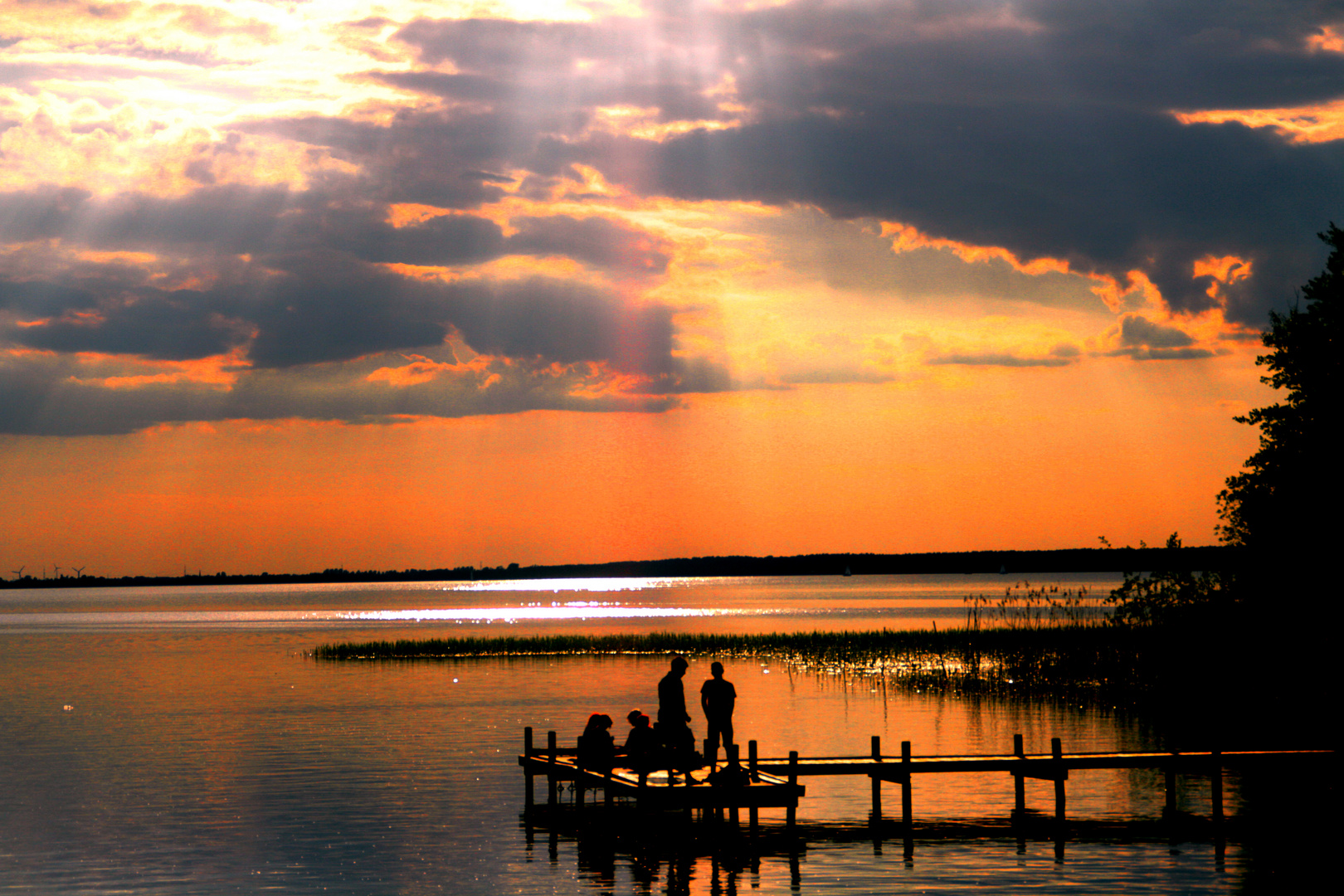 Sonnenuntergang am See