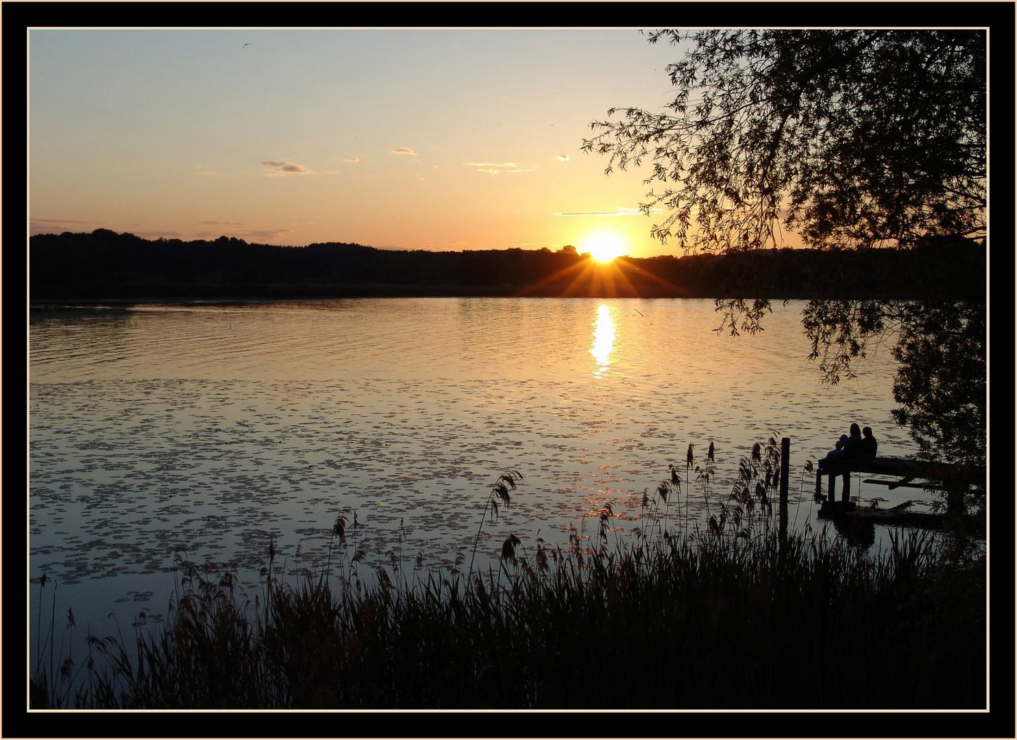 Sonnenuntergang am See