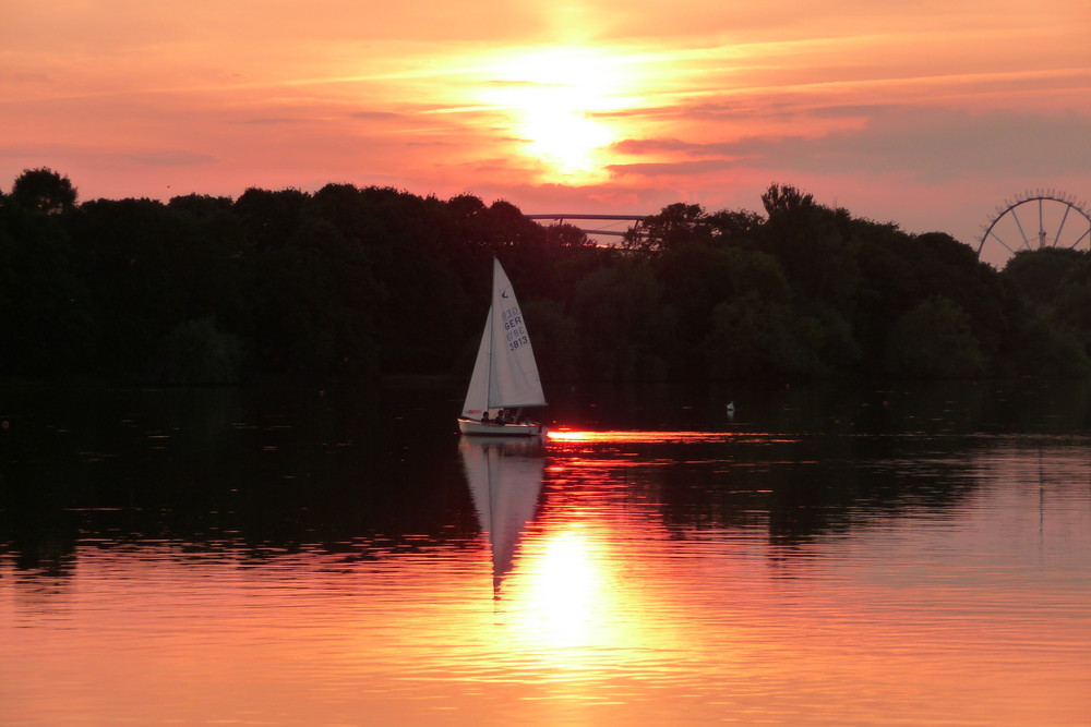 Sonnenuntergang am See