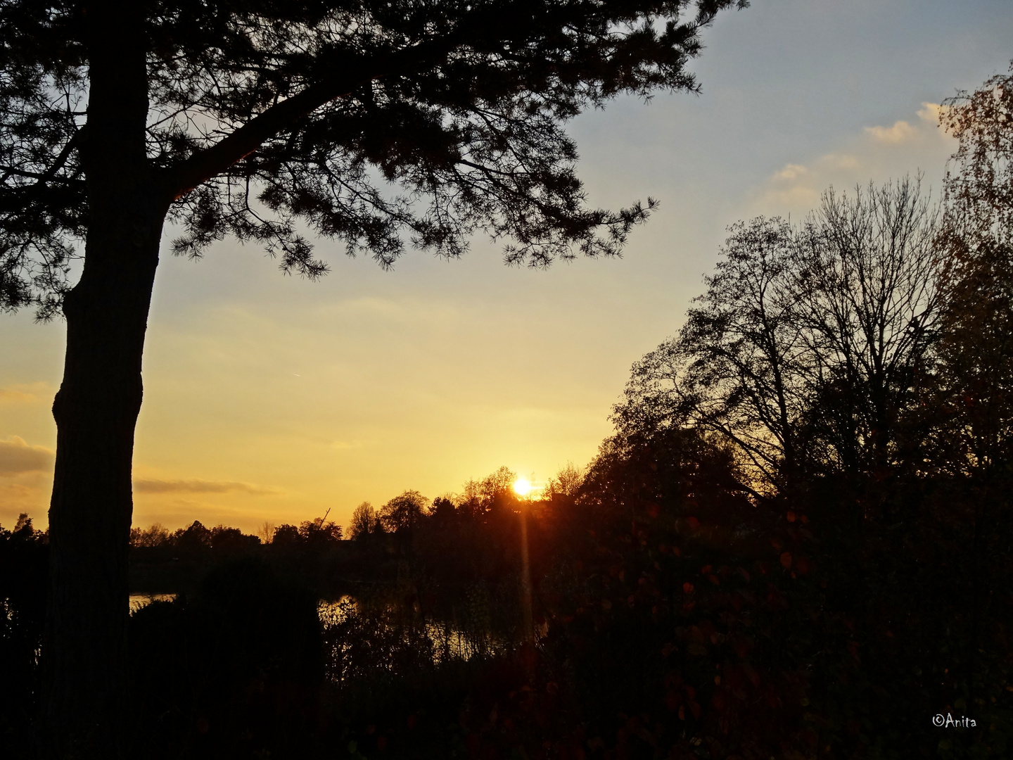 Sonnenuntergang am See