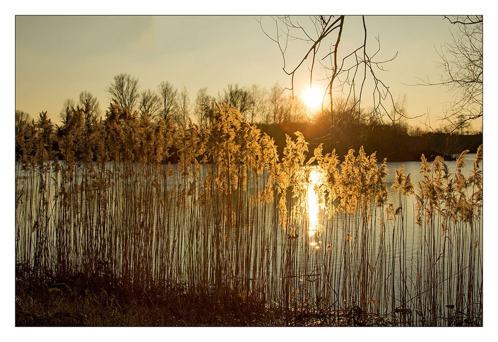 Sonnenuntergang am See