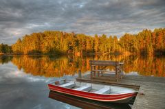 Sonnenuntergang am See