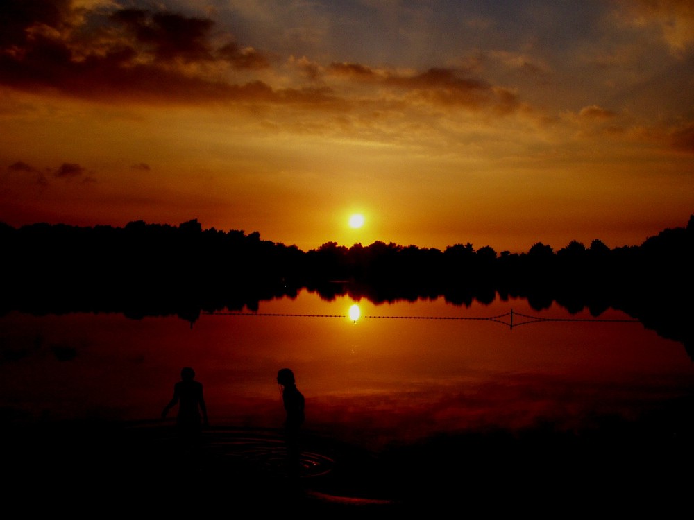 Sonnenuntergang am See