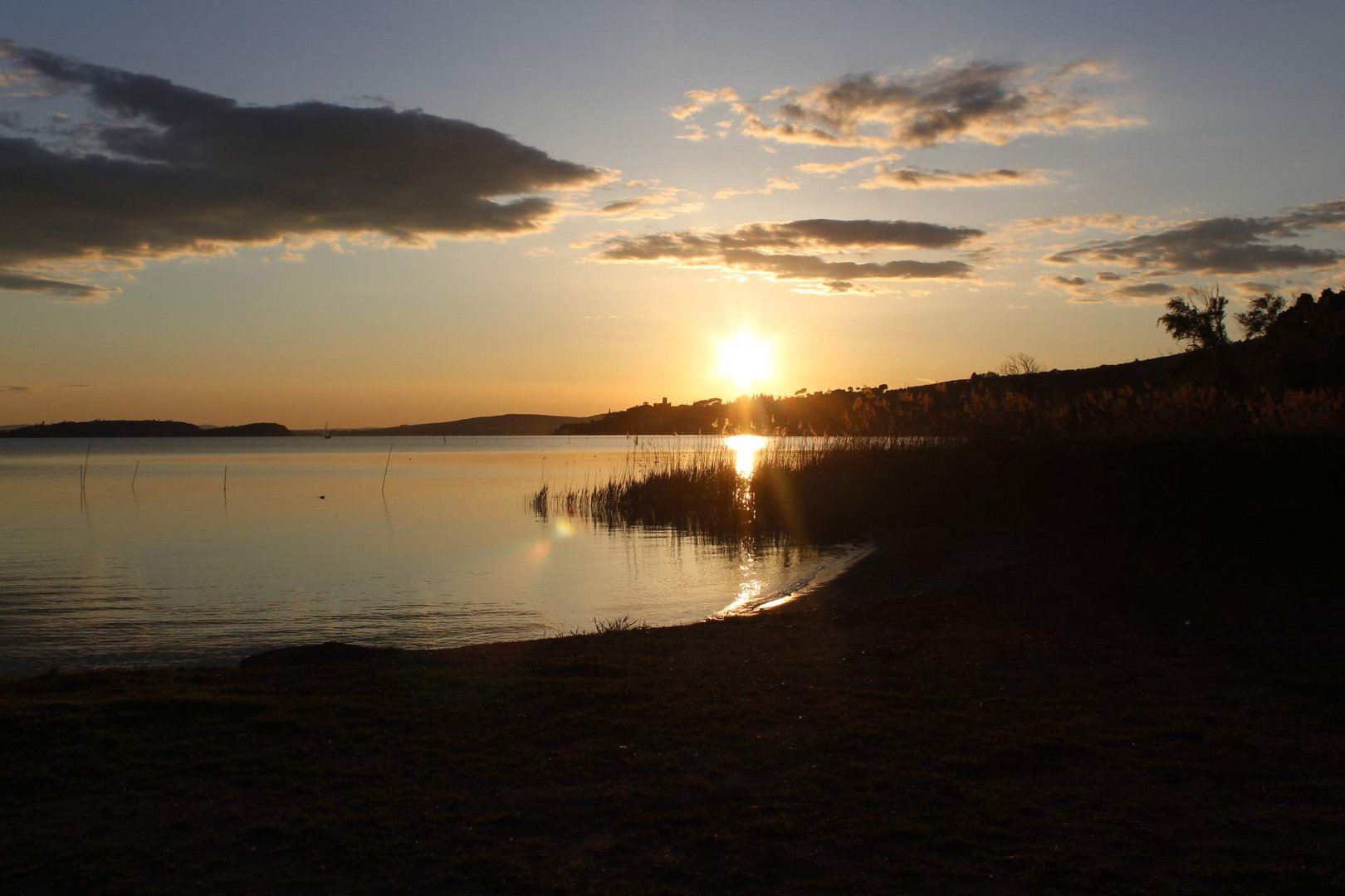 Sonnenuntergang am See