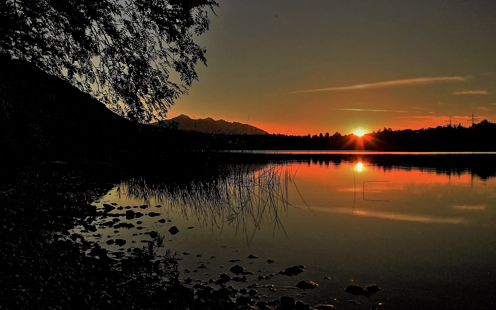 Sonnenuntergang am See