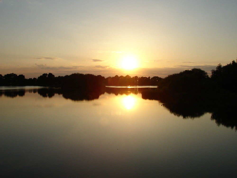 Sonnenuntergang am See