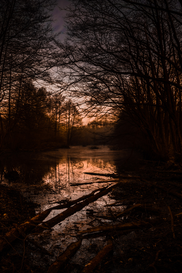 Sonnenuntergang am See