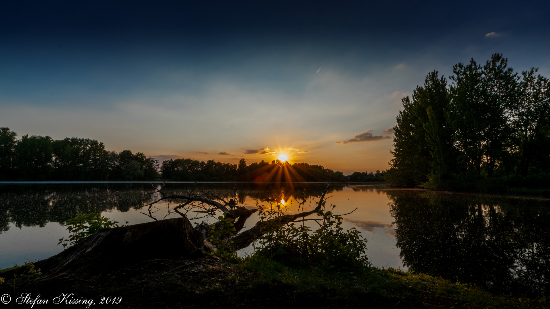 Sonnenuntergang am See