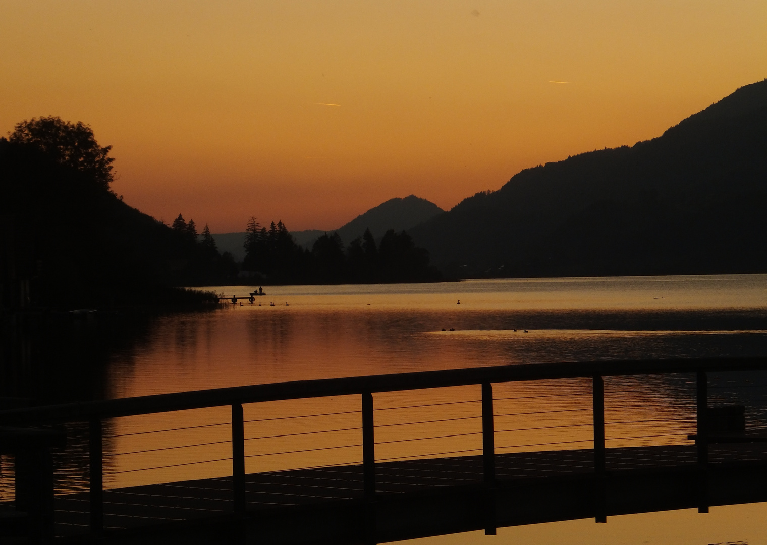 Sonnenuntergang am See