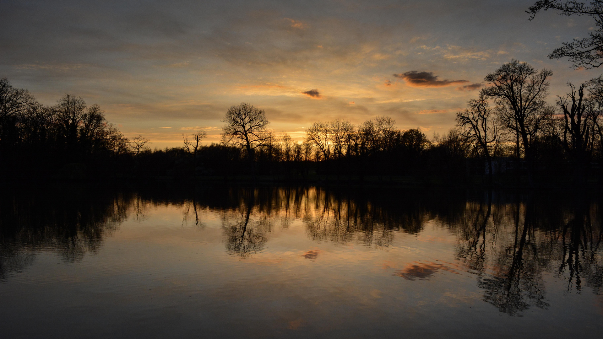 Sonnenuntergang am See