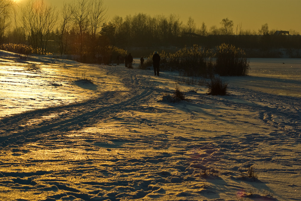 Sonnenuntergang am See