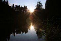 Sonnenuntergang am See