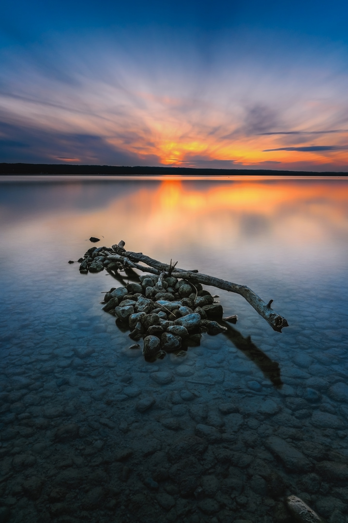 Sonnenuntergang am See