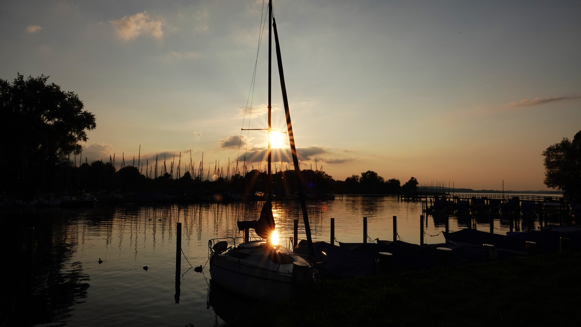 Sonnenuntergang am See