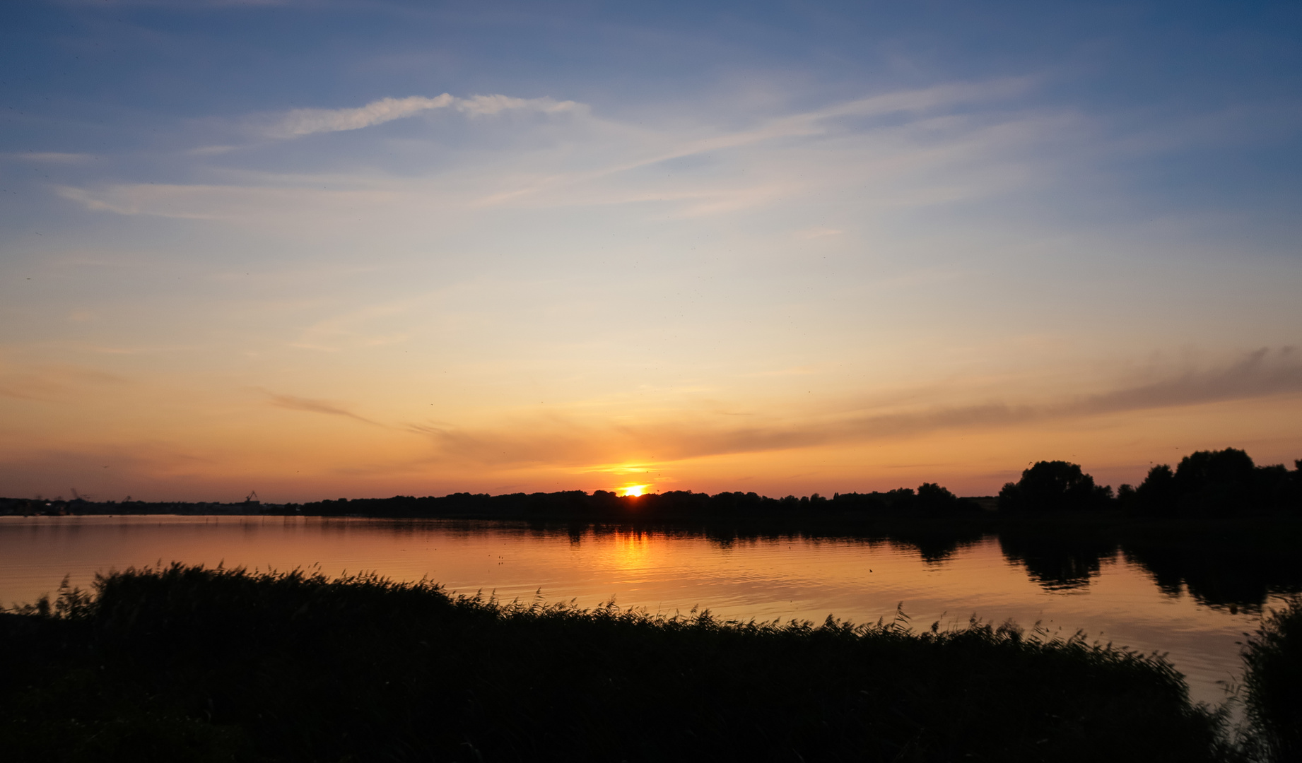 Sonnenuntergang am See