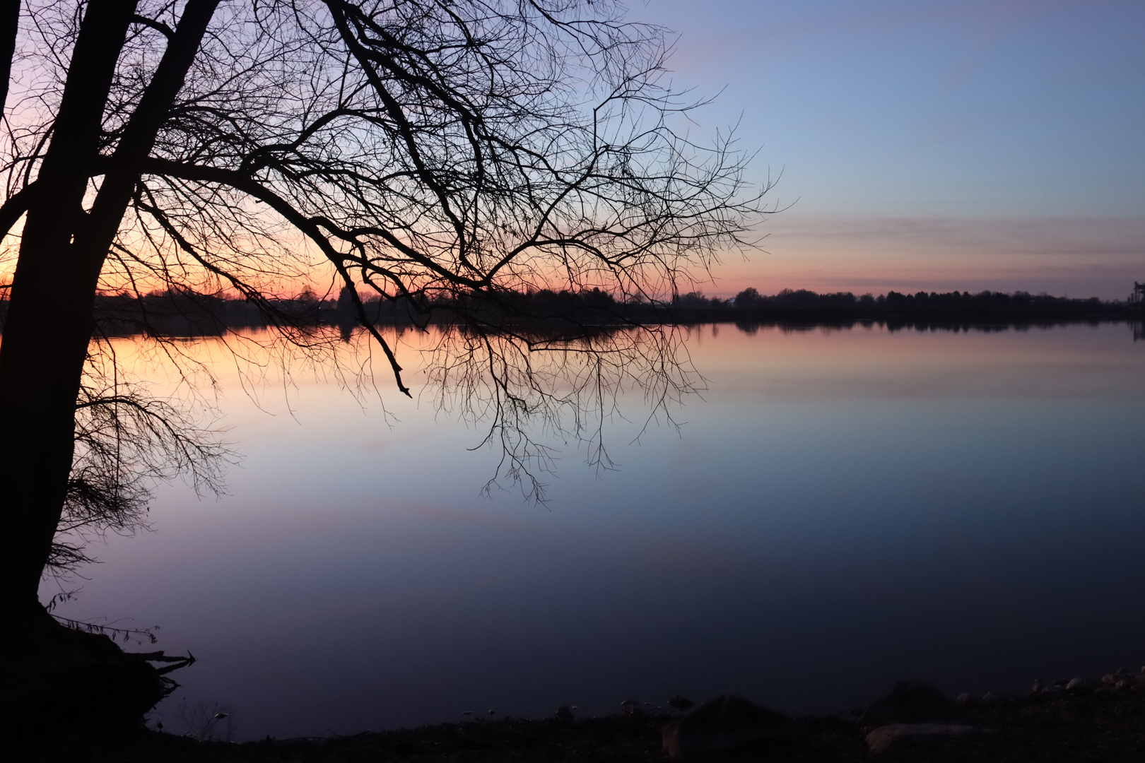 Sonnenuntergang am See