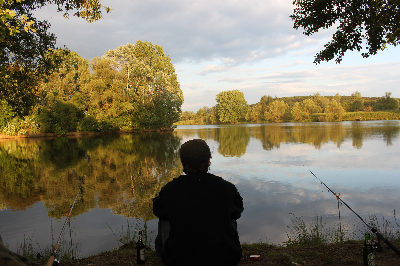 Sonnenuntergang am See