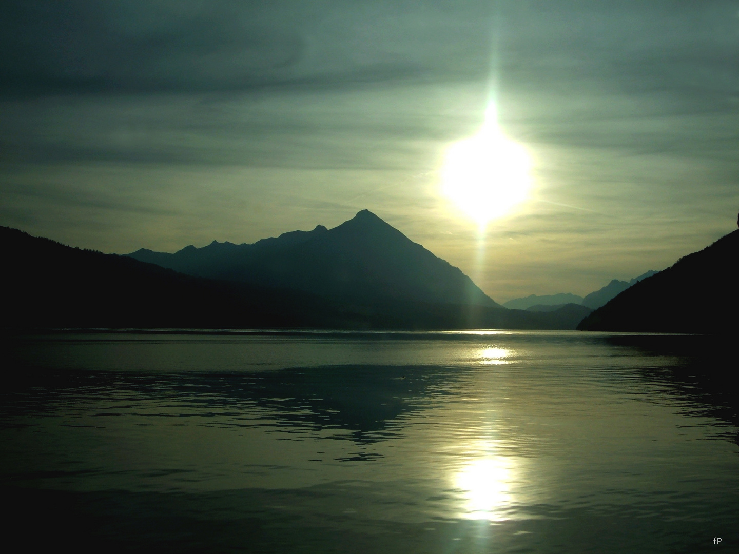 Sonnenuntergang am See