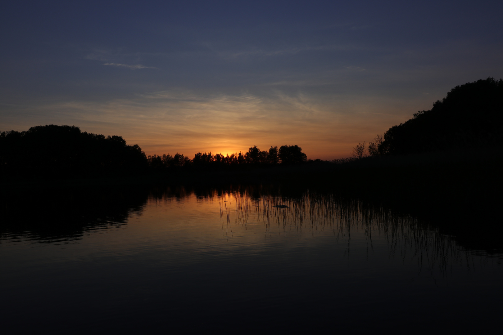 Sonnenuntergang am See