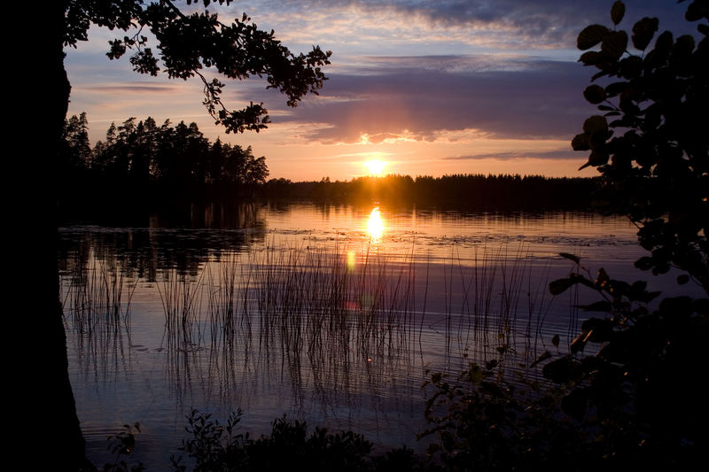 Sonnenuntergang am See