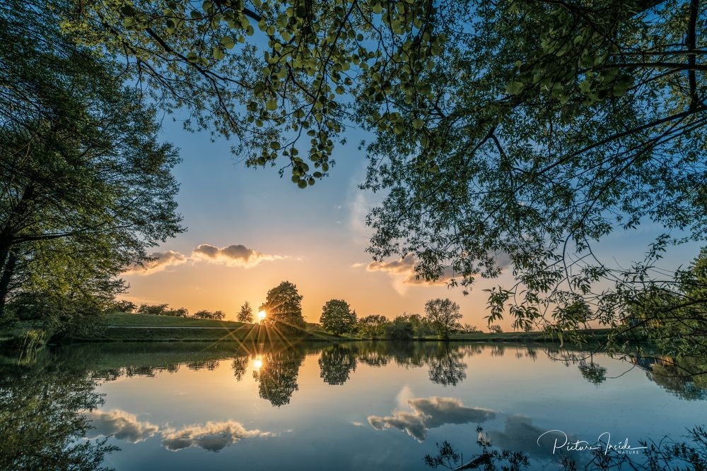 Sonnenuntergang am See