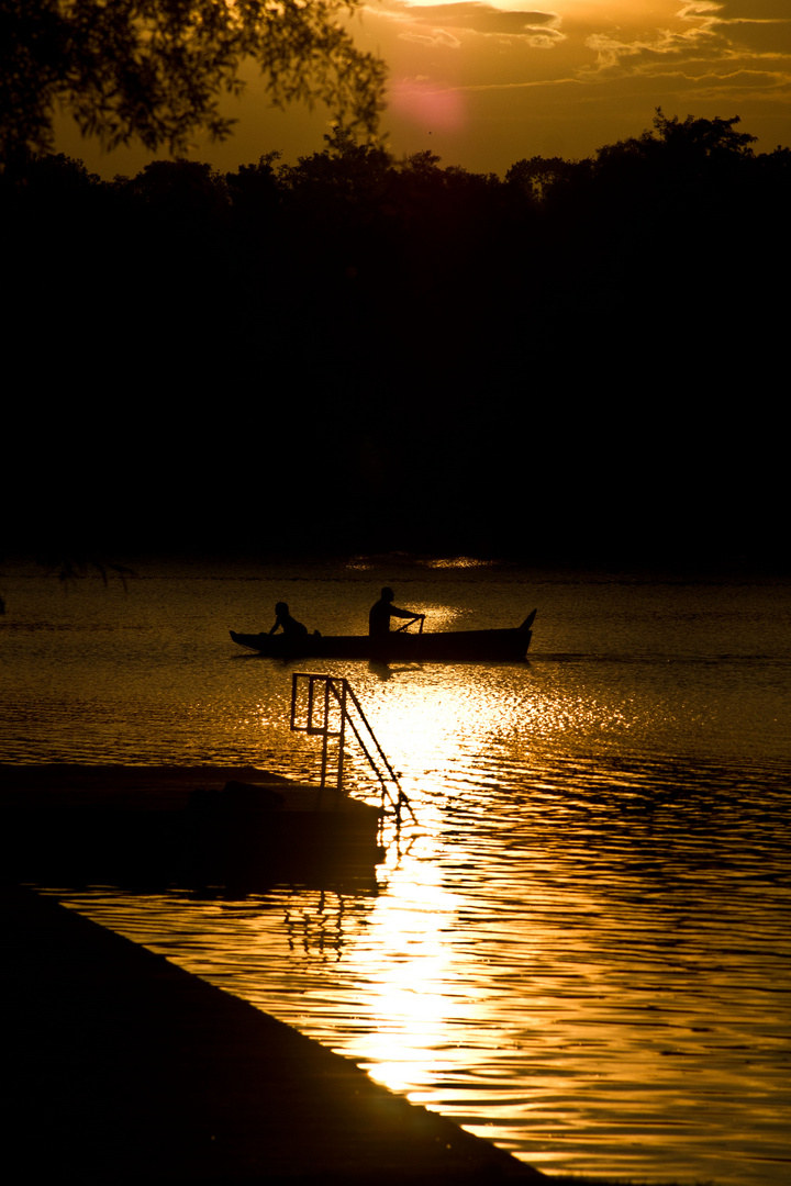 Sonnenuntergang am See