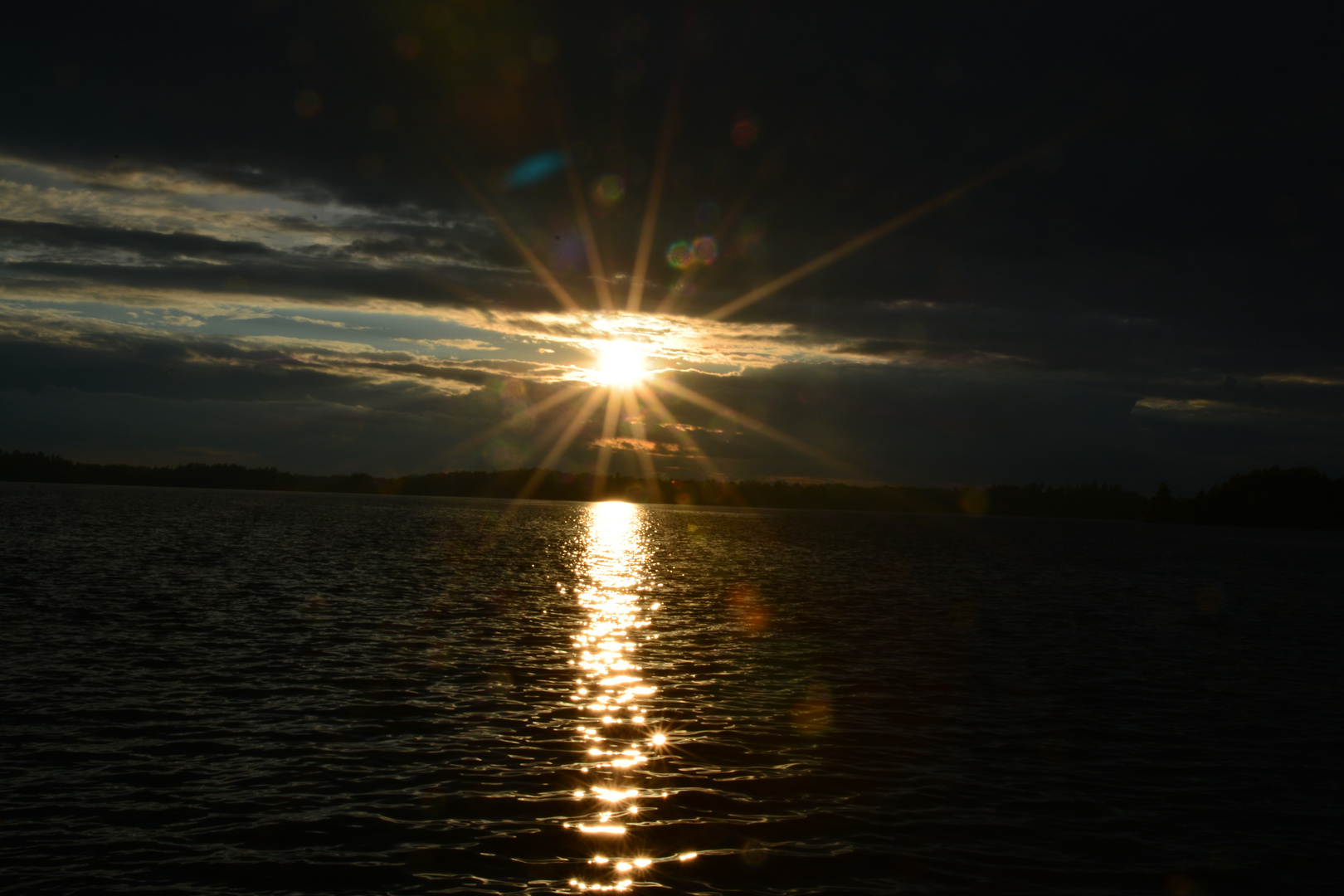 Sonnenuntergang am See