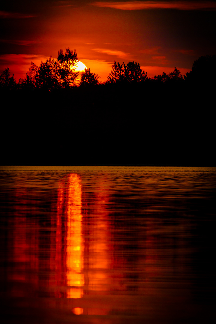 Sonnenuntergang am See
