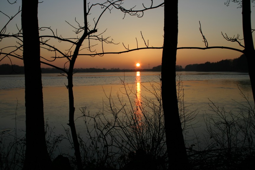 Sonnenuntergang am See