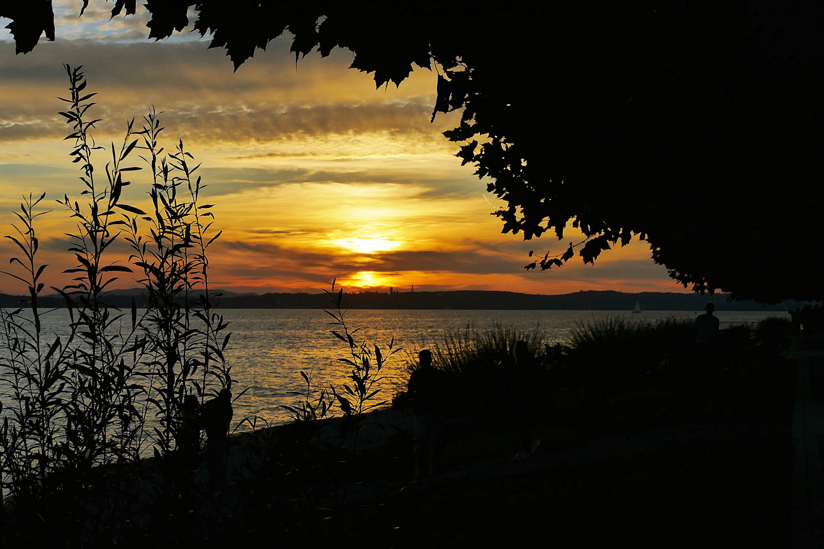 Sonnenuntergang am See