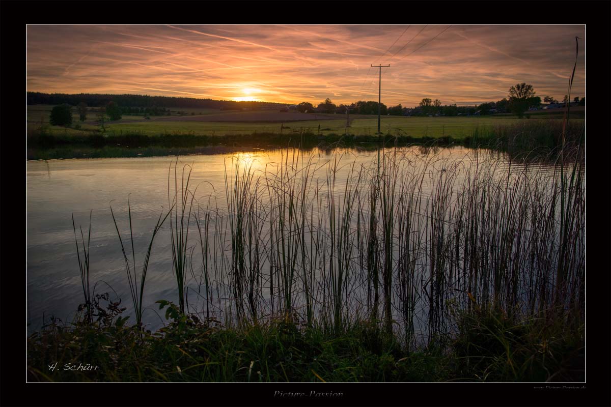 Sonnenuntergang am See