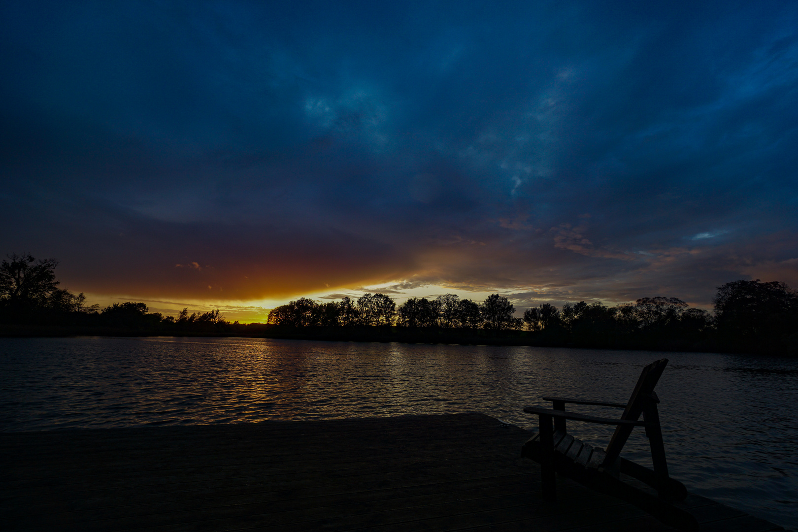 Sonnenuntergang am See