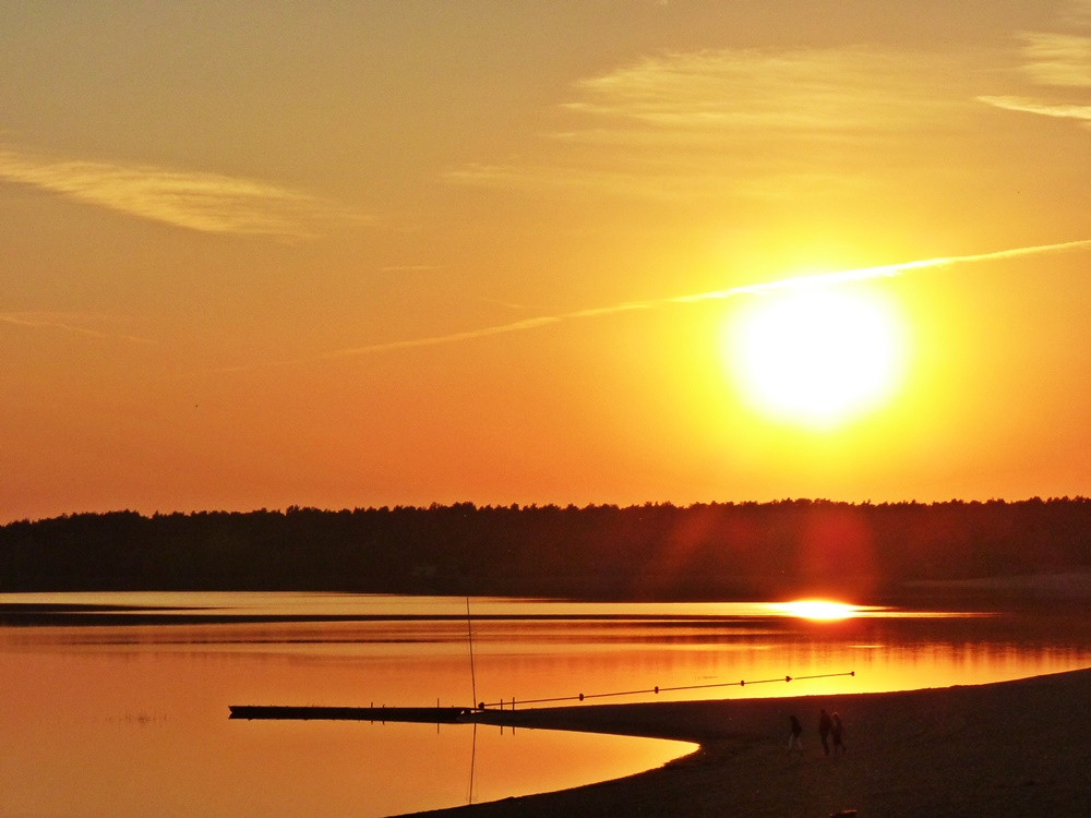 Sonnenuntergang am See