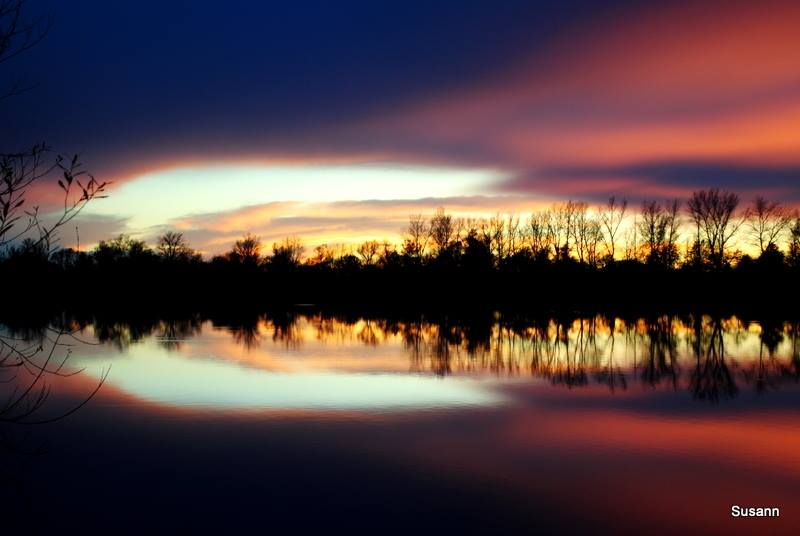 Sonnenuntergang am See