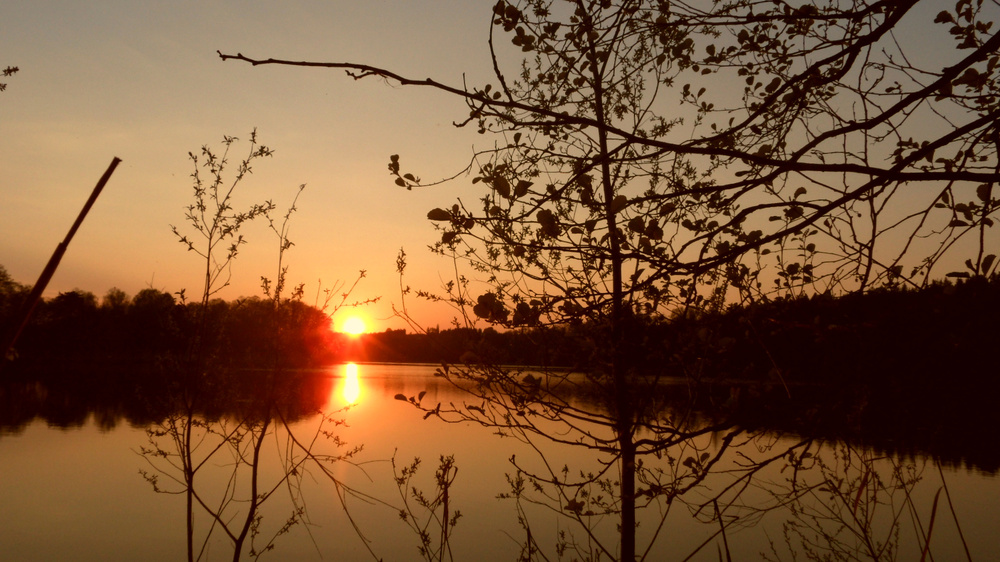 Sonnenuntergang am See