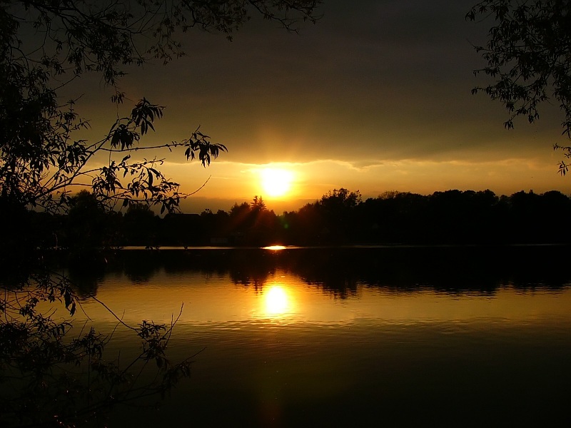 Sonnenuntergang am See