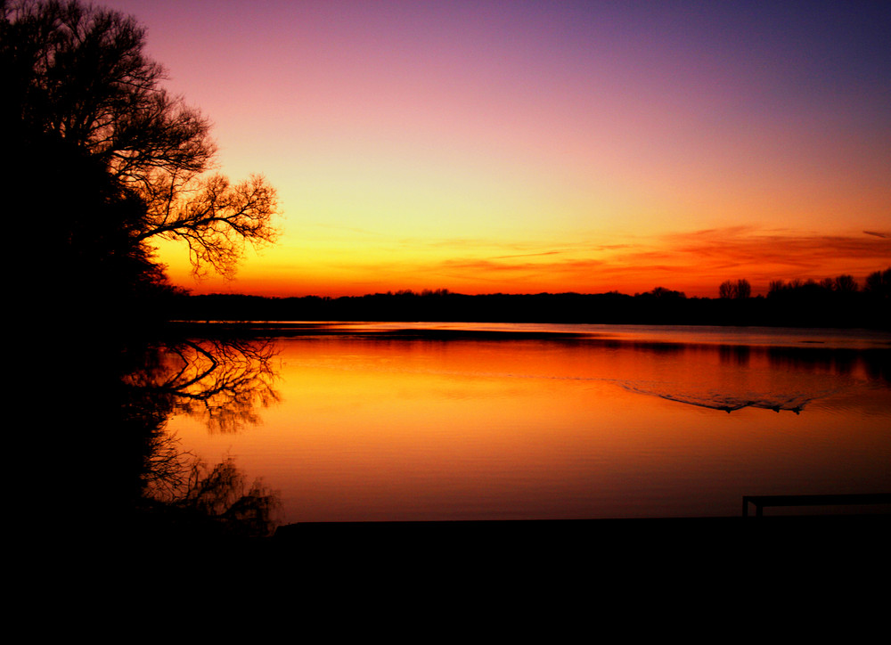 Sonnenuntergang am See