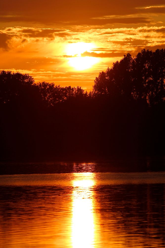 Sonnenuntergang am See