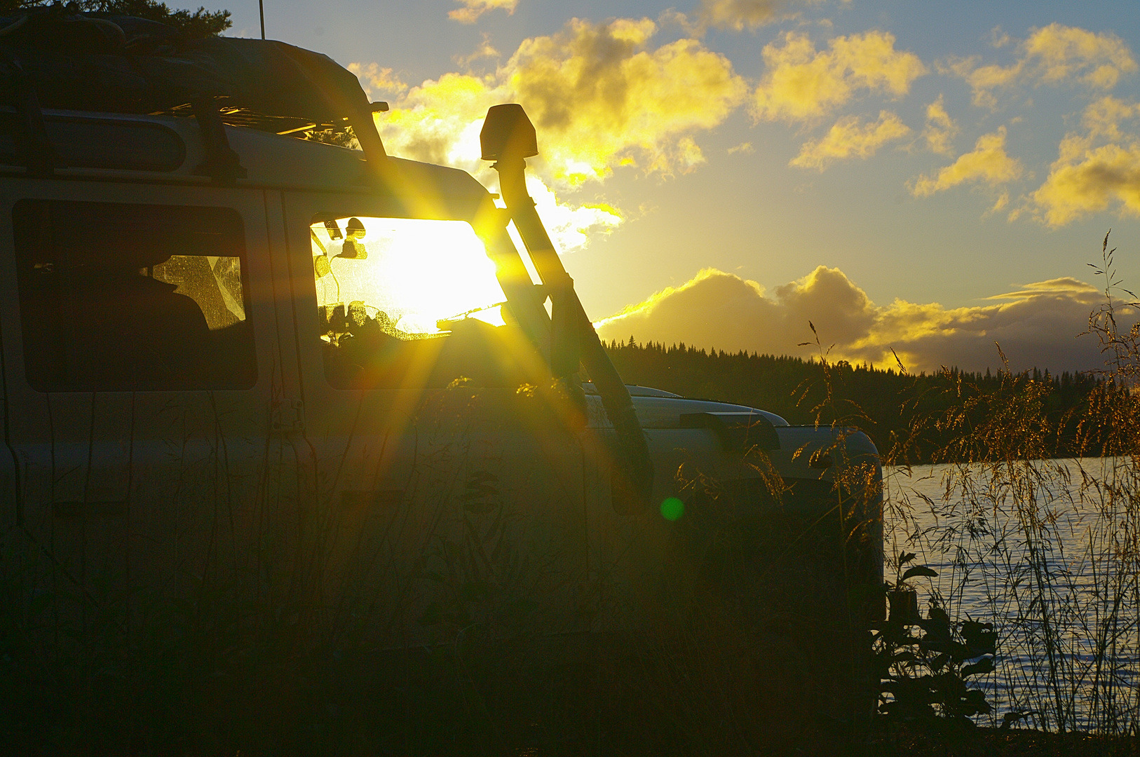 Sonnenuntergang am See