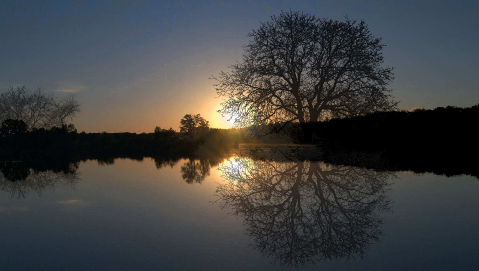 Sonnenuntergang am See