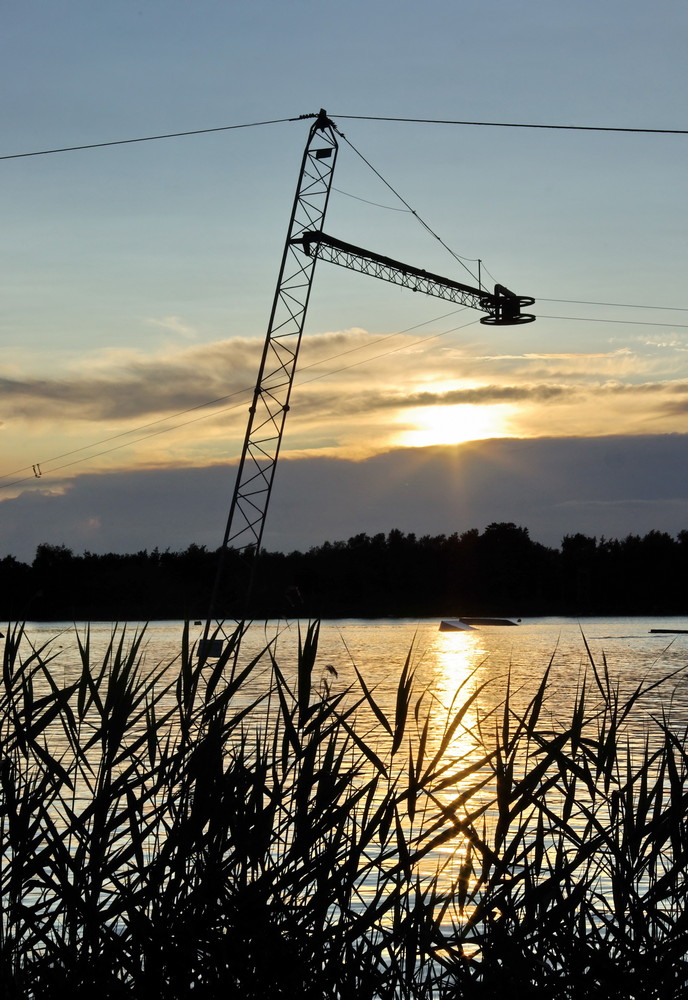 Sonnenuntergang am See